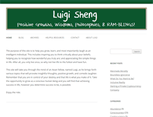 Tablet Screenshot of luigisheng.com